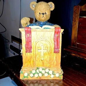 Little praying Bear or Preaching Bear-Todays Sermon Is